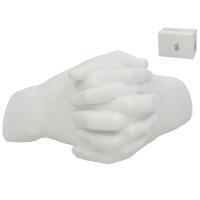 Gissed Escultura Decorativa de Manos entrelazadas en Resina con Acabado Blanco – Símbolo de Unión, Fuerza y Conexión Humana – Diseño Moderno y Sofisticado para Hogar, Oficinas y Espacios Contemporáneos – Ideal como Regalo Emotivo o Pieza de Colección – Me - details 0