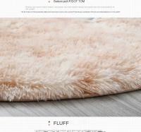 Carpetas Suaves De Peluche Redondas Para Sala De Estar Decoración De Hogar Dormitorio Y Habitación De Niños Alfombra Gruesa Pile Blanca - details 19