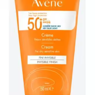Avène Crema Protectora Solar SPF 50+ Piel Seca y Sensible 50 ml - 1