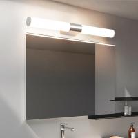 Iluminación De Baño Estilo Nórdico Luz De Espejo Vanidad En Cromo Moderna Incluye Bombillas Instalación Auto-contenida - details 0