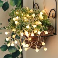Luces De Navidad LED Globales Operadas Por Batería Impermeables Para Jardín Decoración De Bodas Y Fiesta 1 Pack 10/20/40/80 - details 0