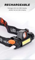 Linterna Frontal LED Recargable Impermeable Con Imán Ligera Ajustable Para Camping Ciclismo Correr Pesca - details 3