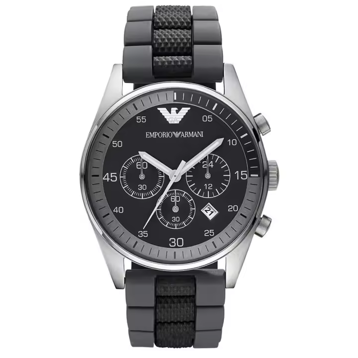 Emporio Armani Reloj hombre AR5866, con calendario, Incluye Caja Original, Diámetro: 42MM - 1