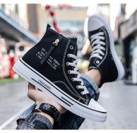 Zapatillas De Tenis Para Hombre Zapatos De Deporte De Lona Vulcánica Alta Respirables Plataforma Casuales Zapatos Trener Man - details 6