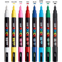 Uni-Ball POSCA PC-3M/8C - Estuche 8u - Marcador No Permanente Punta Fina 0.9mm-1.3mm Colores Surtidos - details 1