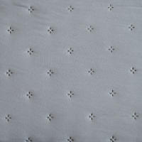 Colcha Bouti Napoli Gris Piedra con Volantes y Cojines Incluidos Miracle Home - Ligero Acolchado Ideal para Primavera y Verano, Disponible en Colores Crudo, Beige, Verde, Rosa y Gris - Medidas para Cama 90-180 cm - details 5