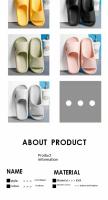 Pantuflas De Interior EVA Para Hombres Y Mujeres Pareja Uso Doméstico Verano Antideslizantes Transpirables Sandalias Para Baño - details 2