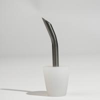 1PC Farolillo De Acero Inoxidable Para Camping Con Cuello Largo De Silicona Portátil Y Delgado Para Café O Agua Caliente - details 5