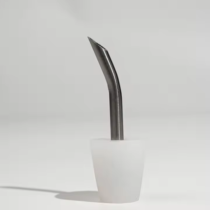 1PC Farolillo De Acero Inoxidable Para Camping Con Cuello Largo De Silicona Portátil Y Delgado Para Café O Agua Caliente - 1