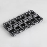 Caja Vacía Para Decoración De Uñas Con 12 Celdas Para Rhinestones Piedras Preciosas Y Accesorios De Joyería En Colores Transparente Rosa Negro Y Blanco - details 3