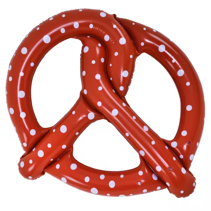 Hinchable gigante Pretzel flotador de 3 orificios (37352) para playa y piscina.+14 años - 1