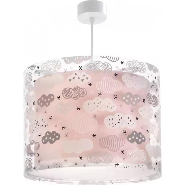 Lámpara de techo infantil Clouds Nube rosa - 1