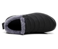 Botas De Invierno Para Hombre Botines Ligeros Impermeables De Talla Grande 47 Botas De Pies Con Cordones Unisex De Media Caña De Malla Y Suela EVA - details 3