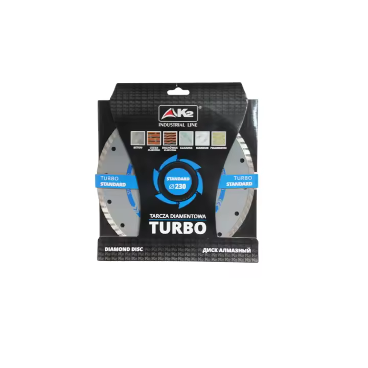 Disco de diamante 230mm marca K2 - NP DST230, herramienta de corte de alta calidad para múltiples usos - 1