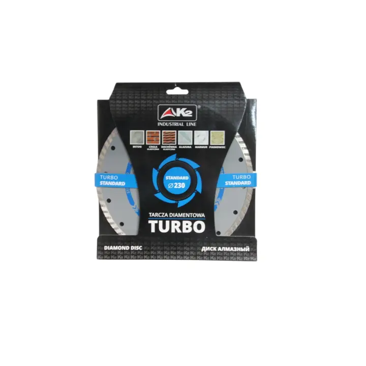 Disco de diamante 230mm marca K2 - NP DST230, herramienta de corte de alta calidad para múltiples usos - 1