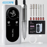 Máquina De Uñas Eléctrica Recargable 45000 RPM Con Conjunto De Corte Y Archos Kit De Archos De Uñas Portátil Para Salon De Uñas - details 1