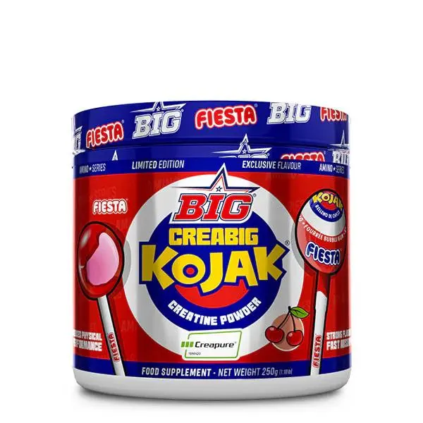 BIGQUALITY - CREABIG CREAPURE FIESTA Sabor kojak 250gr - Creatina con un sabor brutal - - 1