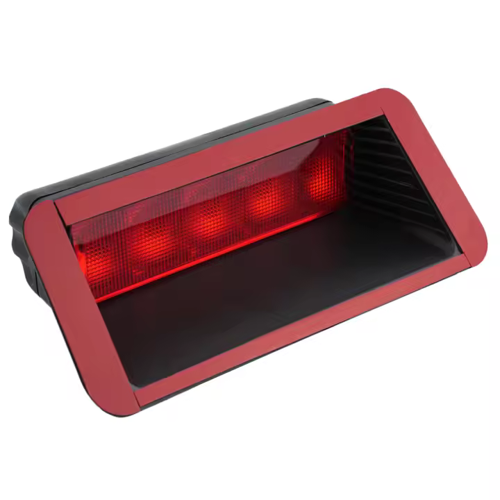 Luces De Freno LED Automotriz 5 LED DC 12V Luz Roja De Parada Trasera Advertencia Colocación Durable Accesorios Útiles - 1