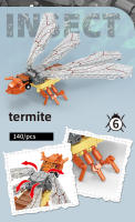 Bloques De Construcción De Insectos Orchid Mantis Sphecidae Mini Modelo De Animal Para Juego Creativo Y Decoración De Escritorio Regalos Para Niños En Navidad Y Cumpleaños - details 3
