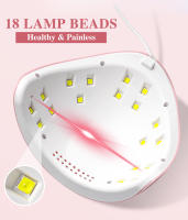Lámpara LED Profesional Para Uñas 18LED Secado Rápido De Esmalte De Gel Para Salón De Uñas Con Fuente De Alimentación USB Material ABS Tamaño 16*13*8cm Peso 140g - details 1