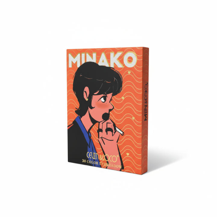 Paleta de Sombras Kevin & Coco MINAKO NARANJA  20 COLOR EYESHADOW - 20 tonos mate, shimmer y glitter con espejo integrado, amplia variedad de colores para looks intensos y creativos – 🚚 Envíos a España 24/48horas