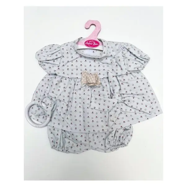 Ropa bebé reborn vestido diadema - Muñecas Antonio Juan - 1