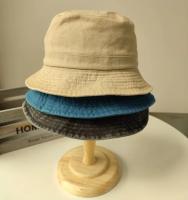 Gorro De Buho De Lino Algodón Para Hombres Y Mujeres Tamaño Grande 64cm Protección Solar Sombrero De Panamá Estilo Bob - details 0