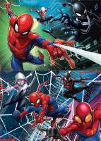 Educa - Spider-Man | 2 Puzzles de cartón con 100 Piezas, diversión por Partida Doble, Medida aproximada del Puzzle: 40 x 28 cm. A Partir de 6 años - details 0