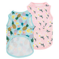 Ropa De Perro Veraniega Suave Y Transpirable 2 Piezas Por Pack Para Pequeños Perros Y Gatos Con Cuello Elástico Vestido De Verano Para Mascotas - details 5