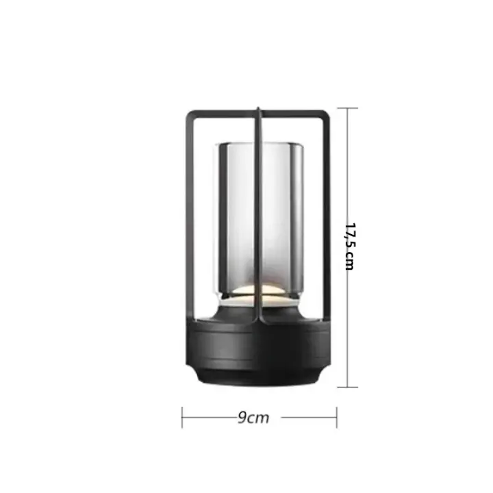 Lámpara De Mesa Recargable 2000mAh Luz Nocturna Táctil USB Para Exterior Y Interior Hogar Luz De Ambiente Para Camping - 1