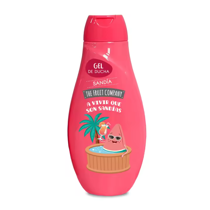 The Fruit Company Gel de Ducha Sandía 600 Ml - 2 UNIDADES - 1