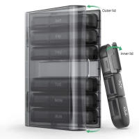 Estuche De Medicamentos Portátil Para Viajes Cortos Con Compartimentos Secretos Capacidad Para 7 Días Material Ecológico Plástico Rectangular - details 2