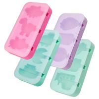 Molde De Helado De Silicona En Forma De Dinosaurio Y Fresa Saludable Para Helados Popsicle Reutilizable Para Hacer Helados En Verano Herramientas Para Cocinar Y Hornear - details 12