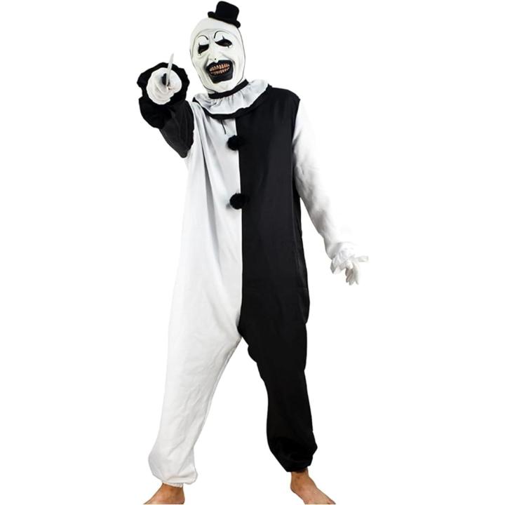 Arte El payaso Cosplay Película Terrifier 2 Arte El payaso Cosplay Disfraz Mono Máscara Disfrac de Halloween Máscara para hombr y mujer - AliExprs 200000532