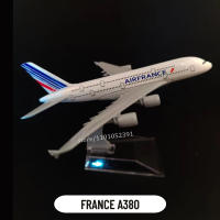 Modelo De Avión De Metal a Escala 1:400 Replicado Air France A380 Miniatura De Aviación Para Decoración De Oficina Y Hogar Regalo Para Adultos - details 0