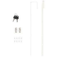 vidaXL Espejo con joyero y luces LED para pared - details 7