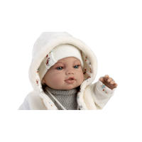 Muñecas Berbesa, Muñeco Recién nacido chaqueta blanca 42 cm, Muñecas para niñas muñecas juguetes para niñas muñecas recien nacidas muñecas recien nacidos - details 2