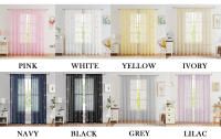Cortinas Sheer De Mariposa Dorada Doble Capa Románticas Para Sala De Estar Dormitorio De Niñas Decoración De Ventanas Técnica Tejida Material 100% Poliéster - details 1