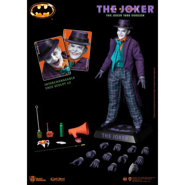 Batman 1989 Figura Dynamic 8ction Heroes 1/9 The Joker 21 cm - 1