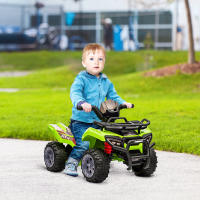 HOMCOM Quad Eléctrico para Niños de +18 Meses Vehículo Eléctrico a Batería 6V Infantil con Velocidad de 2 km/h y Avance 70x42x45 cm - details 1