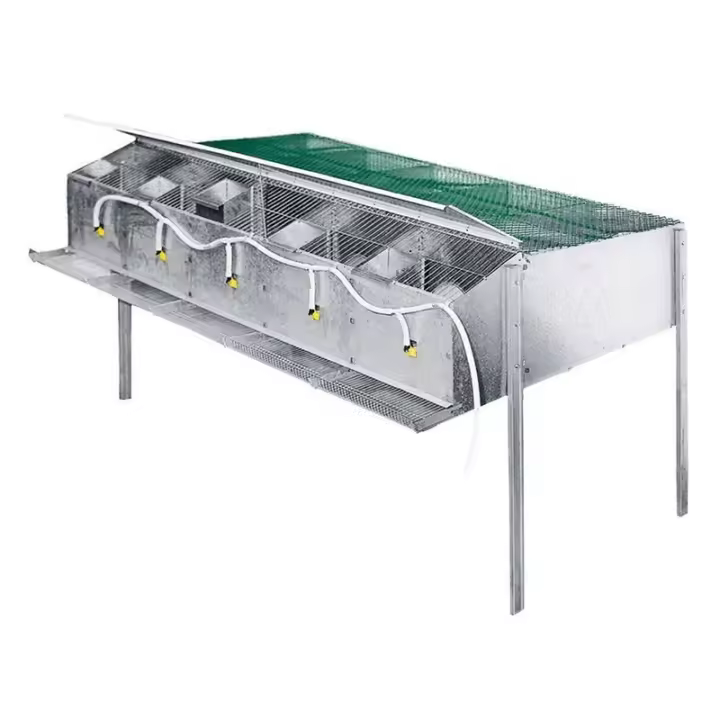 Suinga Jaula para Cría de Perdices Suinga, 5 Departamentos, Ampliable, Galvanizada - 1
