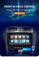 AWESAFE inalámbrico CarPlay Android Auto Radio para Mercedes Benz C Class W203 2005 - 2009 coche reproductor multimedia GPS 2 din autoradio volante controles RDS Bluetooth - details 0