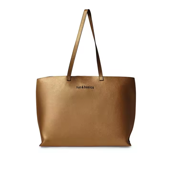 Bolso shopper para mujer fun&basics MERCURY de piel de vacuno fabricado en Ubrique - 1