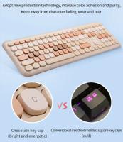 USB wireless silent keyboard and mouse set, keyboard and mouse set high-value wireless mouse and keyboard, thin keyboard exquisite set - details 3