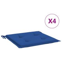 vidaXL Cojines para silla de jardín 4 uds tela 50x50x3 cm Color Gris,  Verde,  Negro y mas Cojín Decorativo de Asiento Cojines de muebles de salon - details 1