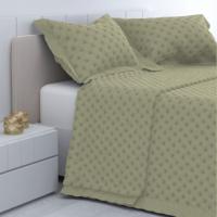 HMS Colcha Bouti Isabella Beige con Volante y Cojines - Cama 90, 105, 135/140, 150/160 y 180 - Entretiempo - details 1