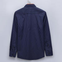 Camisa De Negocios Casual Para Hombre Tallas Grandes 9XL 8XL 7XL 6XL 5XL Cuello En V Malla Larga Manga Estilo Clásico Rayada Para Eventos Sociales Y Viajes - details 7