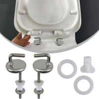 Juego De 2 Tornillos Ajustables Para Asiento De Inodoro Acero Inoxidable Parte Del Tapa De Inodoro Herramienta Manual Para El Hogar - details 11