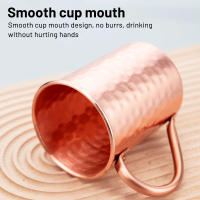 Copa De Mule Moscú De Cobre Puro 450ml 16.0oz Copa De Cerveza Y Café Duradera Para Bebidas Y Leche Vaso De Metal Puro - details 4