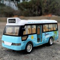 Juguetes De Autobús Escolar Con Sonido Y Luz Coches De Metal Fundido a Presión Potenciados Por Fricción Regalo Para Niños - details 2